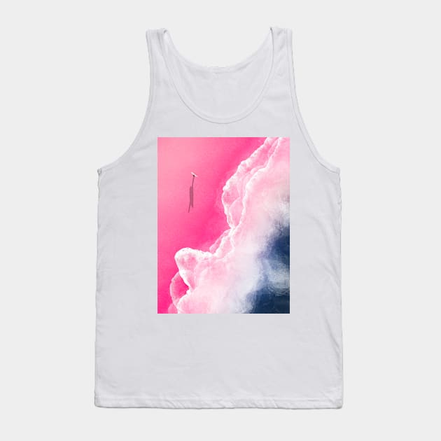 Pink Beach Tank Top by From Above